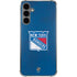 NHL New York Rangers Distressed Galaxy S24 Plus Clear Case