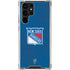 NHL New York Rangers Distressed Galaxy S24 Ultra Clear Case