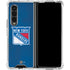 NHL New York Rangers Distressed Galaxy Z Fold4 5G Clear Case