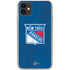 NHL New York Rangers Distressed iPhone 11 Clear Case