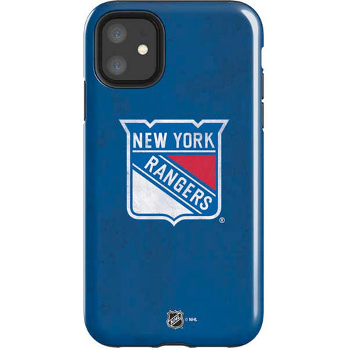NHL New York Rangers Distressed iPhone 11 Impact Case