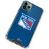 NHL New York Rangers Distressed iPhone 11 Pro Max Clear Case