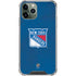NHL New York Rangers Distressed iPhone 11 Pro Max Clear Case