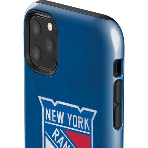 NHL New York Rangers Distressed iPhone 11 Pro Max Impact Case