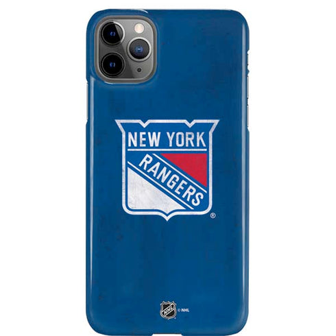 NHL New York Rangers Distressed iPhone 11 Pro Max Lite Case