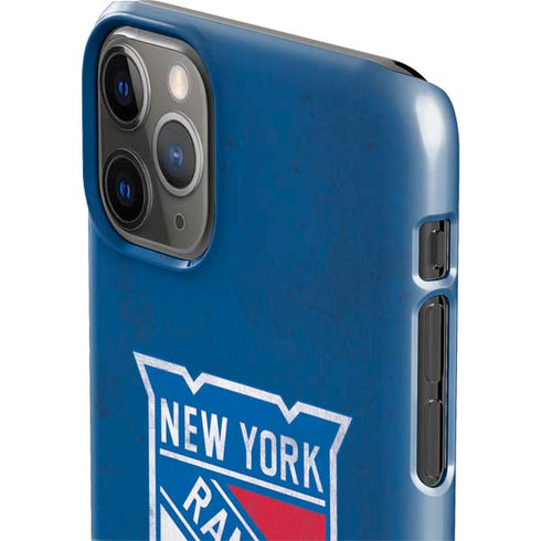 NHL New York Rangers Distressed iPhone 11 Pro Max Lite Case
