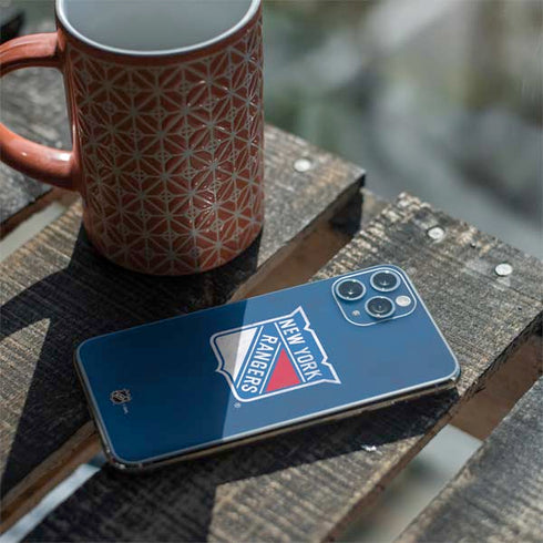 NHL New York Rangers Distressed iPhone 11 Pro Skin