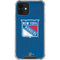 NHL New York Rangers Distressed iPhone 12 Clear Case