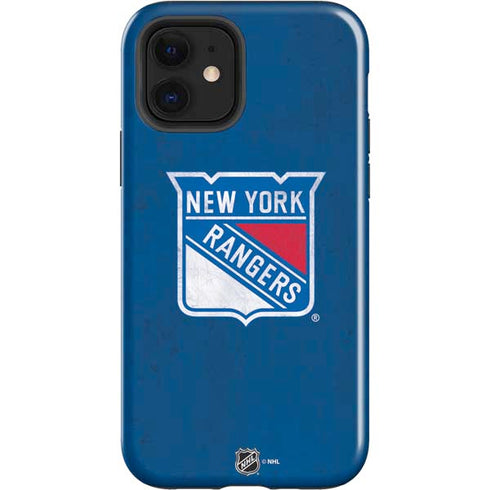 NHL New York Rangers Distressed iPhone 12 Impact Case