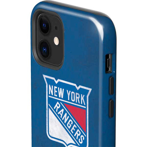 NHL New York Rangers Distressed iPhone 12 Impact Case