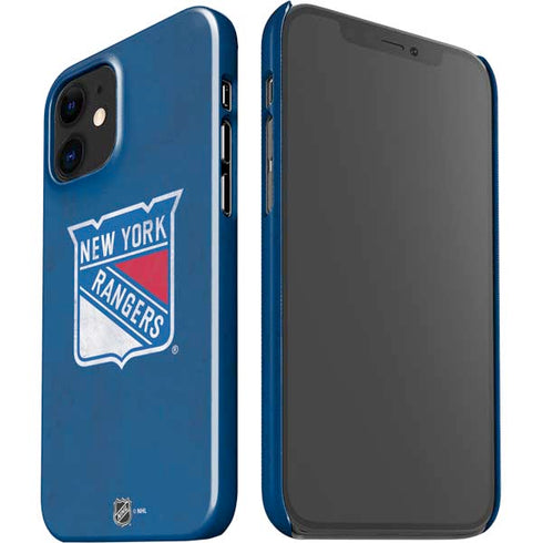 NHL New York Rangers Distressed iPhone 12 Mini Lite Case