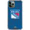 NHL New York Rangers Distressed iPhone 12 Pro Max Clear Case