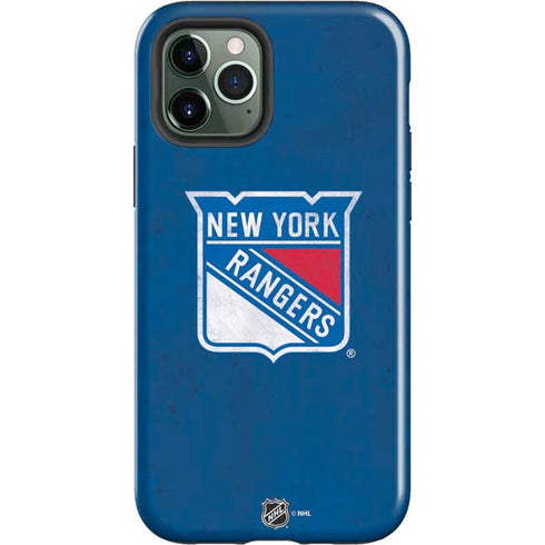NHL New York Rangers Distressed iPhone 12 Pro Max Impact Case