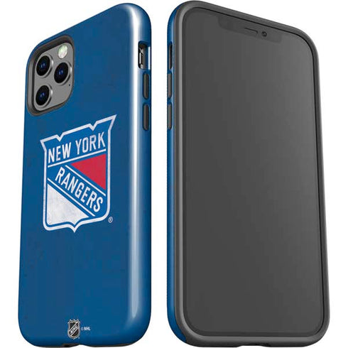 NHL New York Rangers Distressed iPhone 12 Pro Max Impact Case