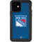 NHL New York Rangers Distressed iPhone 12 Waterproof Case