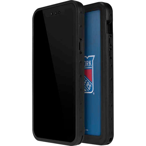 NHL New York Rangers Distressed iPhone 13 Mini Waterproof Case