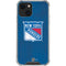 NHL New York Rangers Distressed iPhone 14 Clear Case