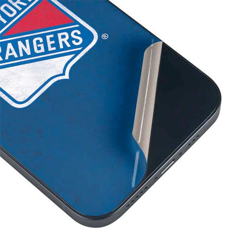 NHL New York Rangers Distressed iPhone 15 Plus Skin