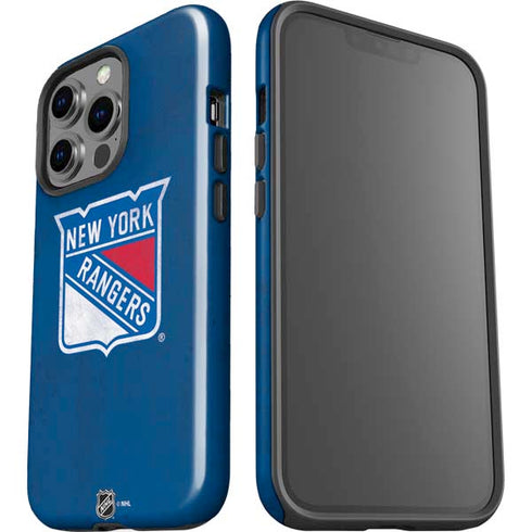 NHL New York Rangers Distressed iPhone 15 Pro Impact Case