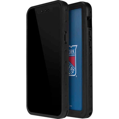 NHL New York Rangers Distressed iPhone 14 Pro Max Waterproof Case