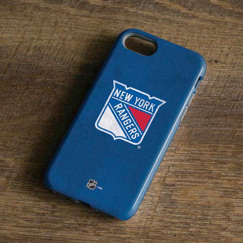 NHL New York Rangers Distressed iPhone 8 Pro Case