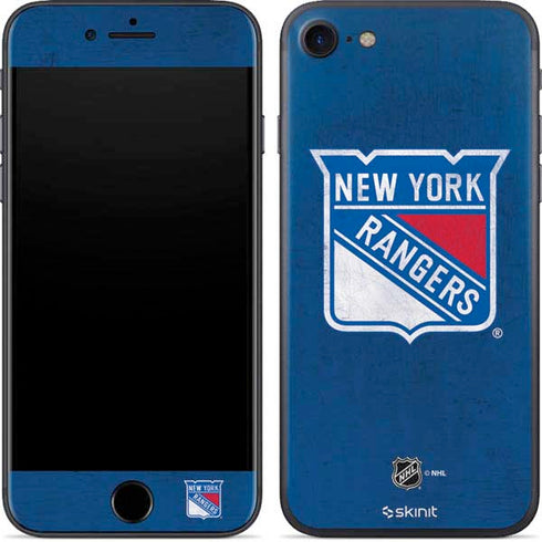 NHL New York Rangers Distressed iPhone SE (2nd & 3rd Gen) Skin