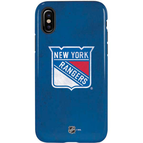 NHL New York Rangers Distressed iPhone X Pro Case