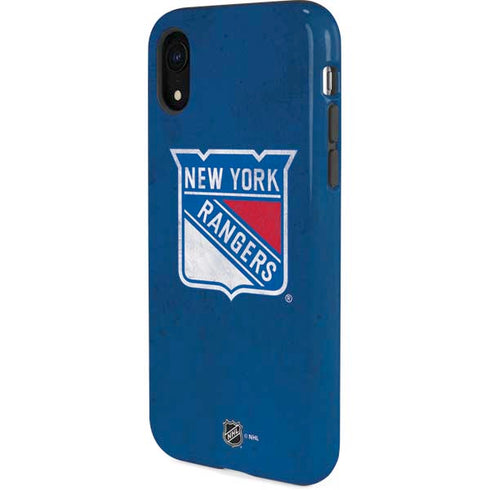 NHL New York Rangers Distressed iPhone XR Pro Case