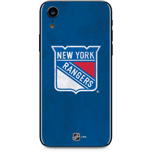 NHL New York Rangers Distressed iPhone XR Skin