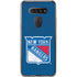 NHL New York Rangers Distressed LG K51/Q51 Clear Case