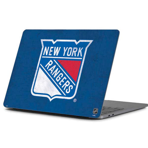 NHL New York Rangers Distressed Apple MacBook Pro 13-inch Skin