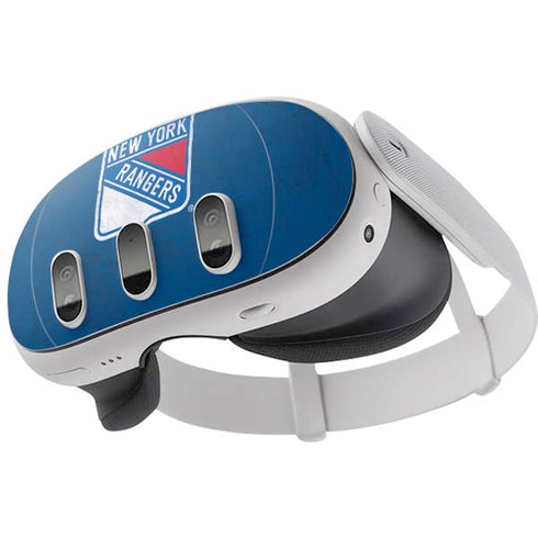 NHL New York Rangers Distressed Meta Quest 3 Skin
