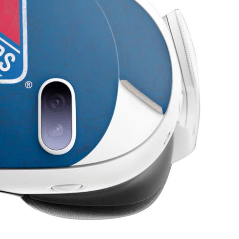 NHL New York Rangers Distressed Meta Quest 3 Skin