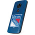 NHL New York Rangers Distressed Moto E5 Play Skin