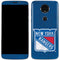 NHL New York Rangers Distressed Moto E5 Plus Skin