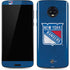 NHL New York Rangers Distressed Moto G6 Skin