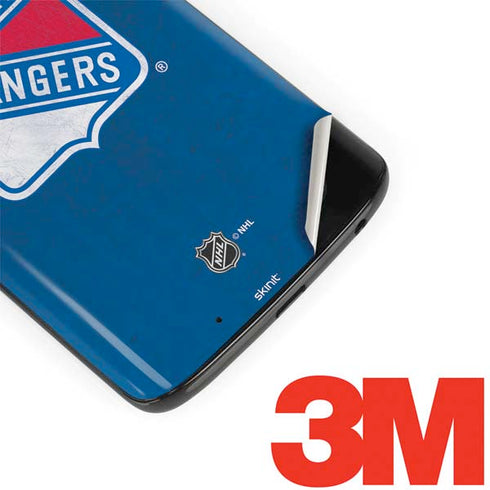 NHL New York Rangers Distressed Moto G6 Skin