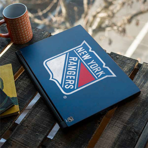 NHL New York Rangers Distressed MSI GS65 Stealth Laptop Skin