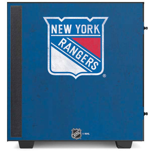 NHL New York Rangers Distressed NZXT H510 Compact ATX Mid-Tower Case Skin