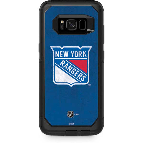 NHL New York Rangers Distressed Otterbox Commuter Galaxy Skin