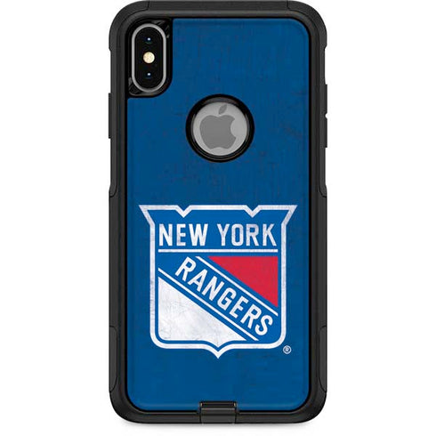 NHL New York Rangers Distressed Otterbox Commuter iPhone Skin