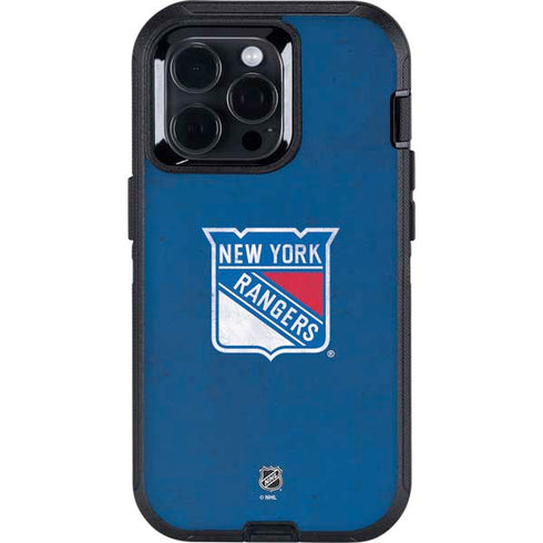 NHL New York Rangers Distressed Otterbox Defender iPhone Skin