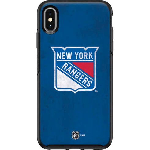 NHL New York Rangers Distressed Otterbox Symmetry iPhone Skin