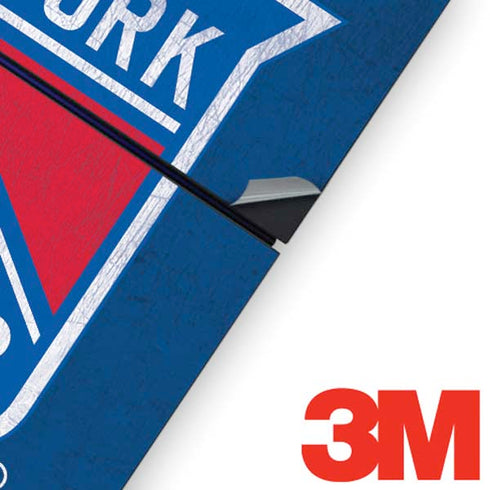 NHL New York Rangers Distressed PS4 Console and Controller Bundle Skin