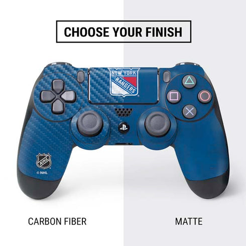 NHL New York Rangers Distressed PS4 Controller Skin