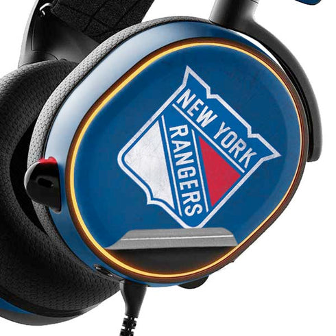 NHL New York Rangers Distressed SteelSeries Arctis 5 Skin