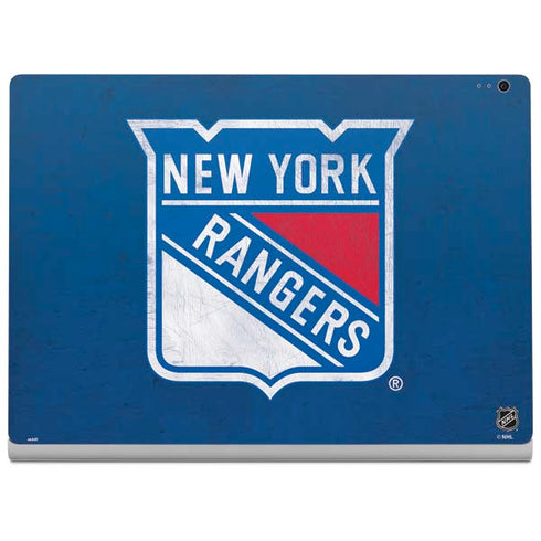 NHL New York Rangers Distressed Surface Book 2 15in Skin