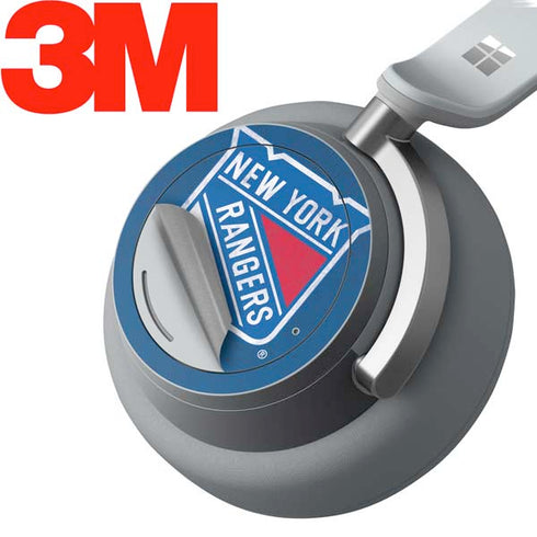 NHL New York Rangers Distressed Surface Headphones Skin