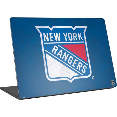 NHL New York Rangers Distressed Surface Laptop 4 15in Skin