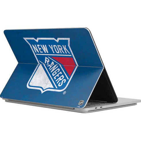 NHL New York Rangers Distressed Surface Laptop Studio Skin